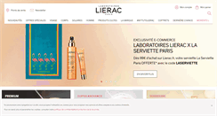 Desktop Screenshot of lierac.fr