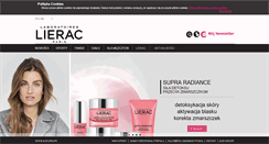 Desktop Screenshot of lierac.com.pl