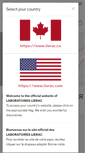 Mobile Screenshot of lierac.ca
