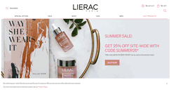 Desktop Screenshot of lierac.com