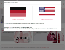 Tablet Screenshot of lierac.de